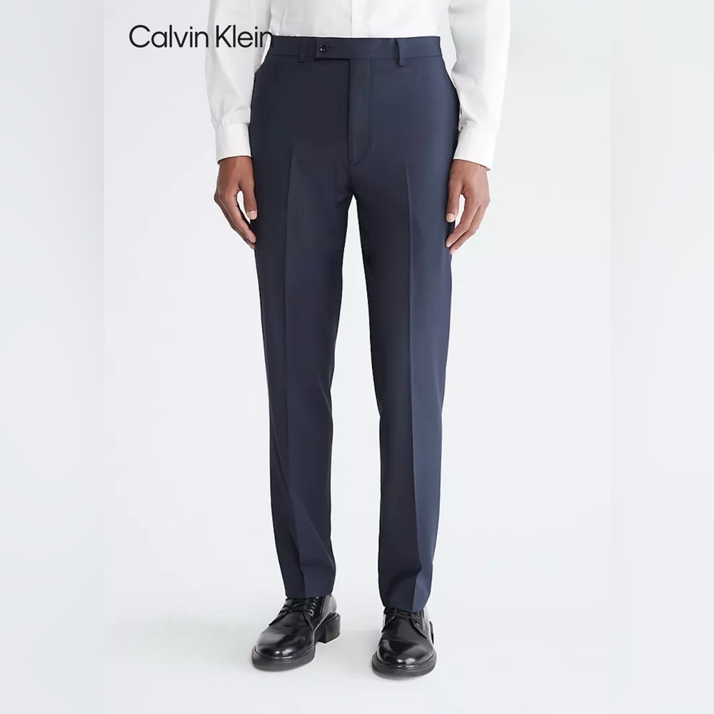Calvin Klein Men's Navy Dress Pants